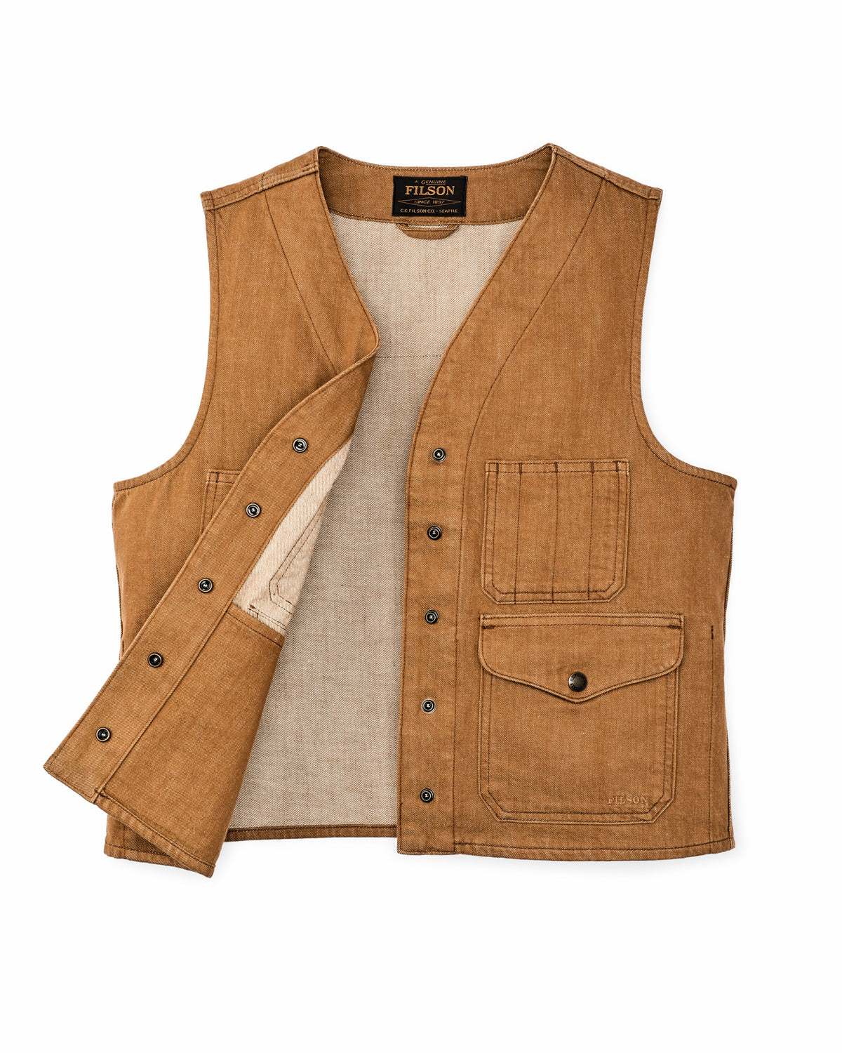 Filson Featured / Women's Archive Cruiser Vest - Harvest Tan