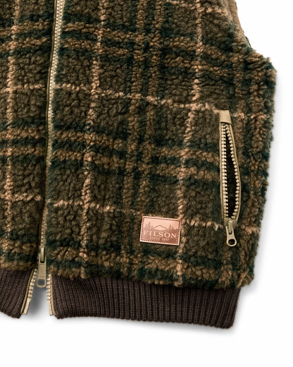 Filson New / Women's Reversible Woolly Fleece Vest - Tan