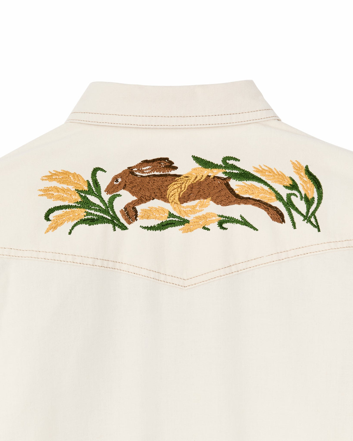 Filson Quality / Women's Embroidered Western Shirt - Natural Seed