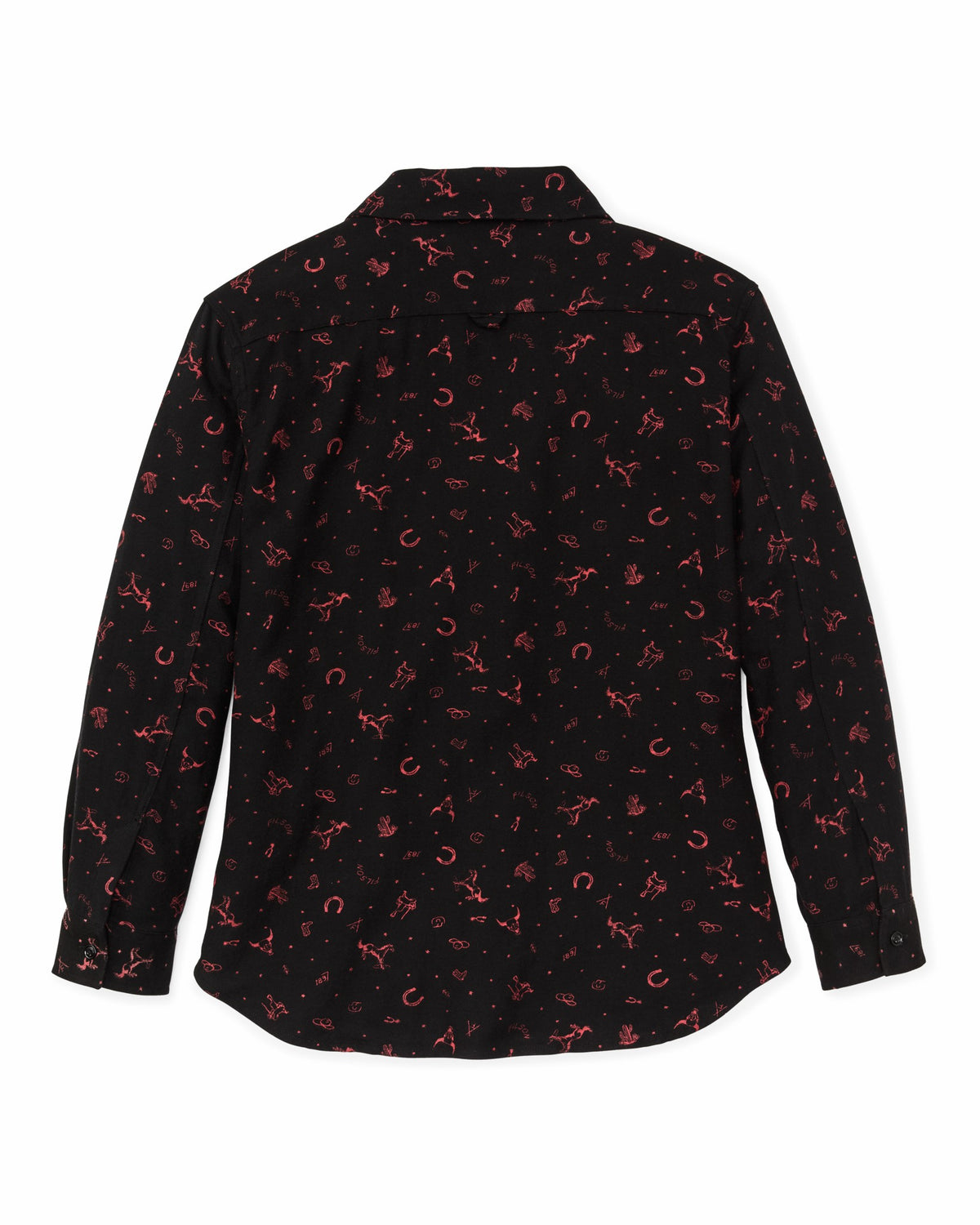 Filson Popular / The Women's Rangeland Flannel Shirt - Black / Red Western