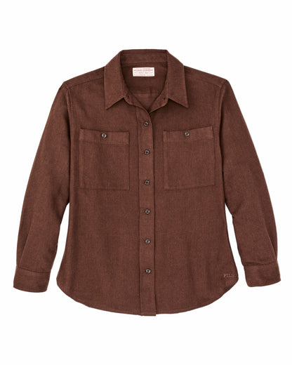 Filson Latest / The Women's Rangeland Flannel Shirt - Chestnut Heather