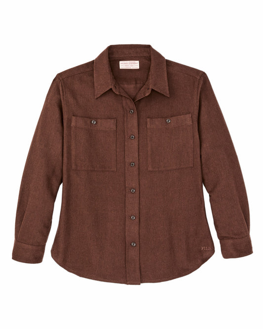Filson Latest / The Women's Rangeland Flannel Shirt - Chestnut Heather