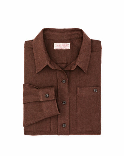 Filson Latest / The Women's Rangeland Flannel Shirt - Chestnut Heather