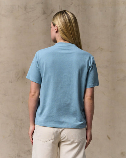 Filson Smart Buy / Women's Short Sleeve Pocket Tee - Light Blue