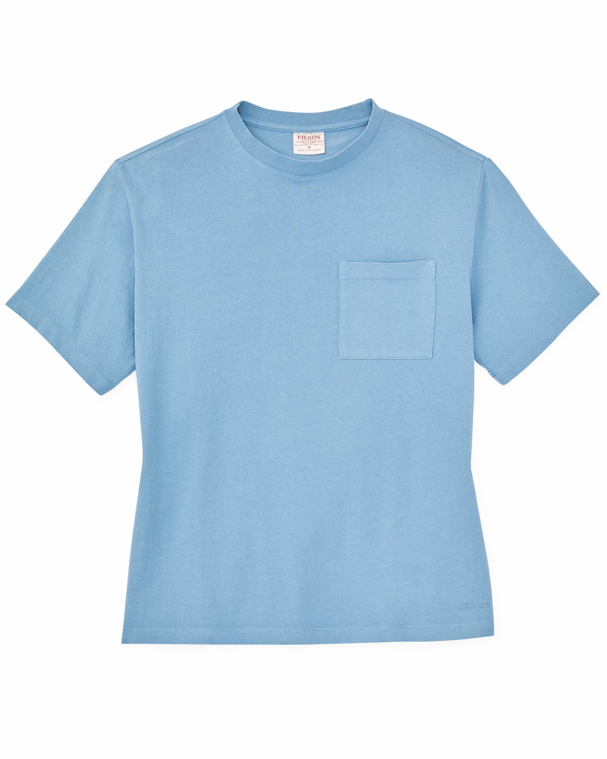 Filson Smart Buy / Women's Short Sleeve Pocket Tee - Light Blue