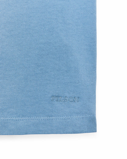 Filson Smart Buy / Women's Short Sleeve Pocket Tee - Light Blue
