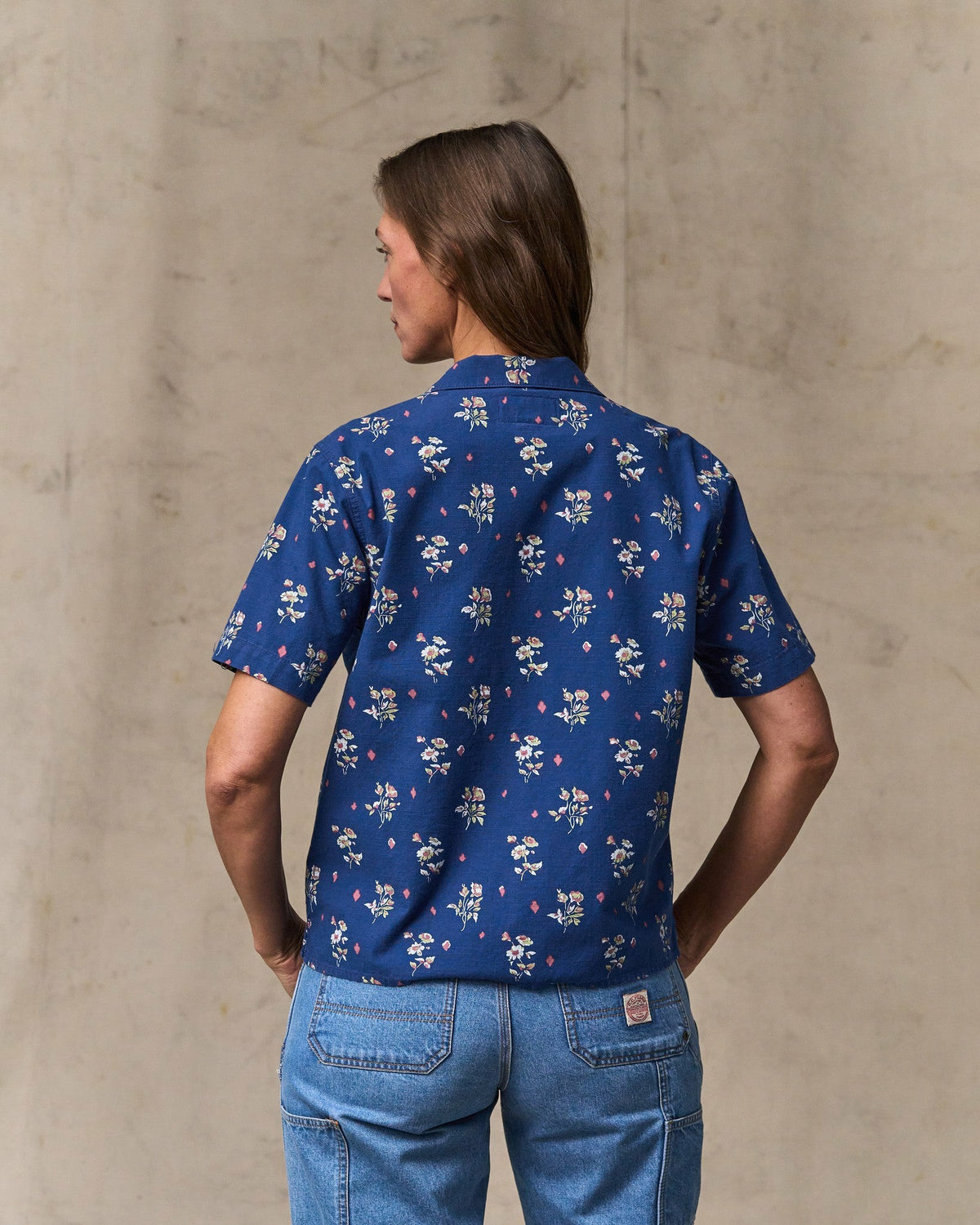 Filson Sale / Women's Camp Shirt - Indigo / Floral