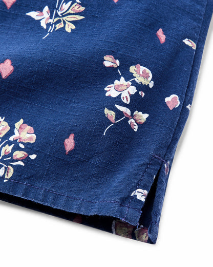 Filson Sale / Women's Camp Shirt - Indigo / Floral