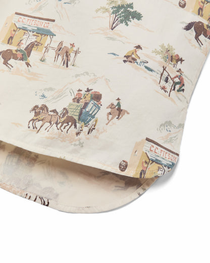 Filson Exclusive / Women's Twill Popover Shirt - Desert Natural Print