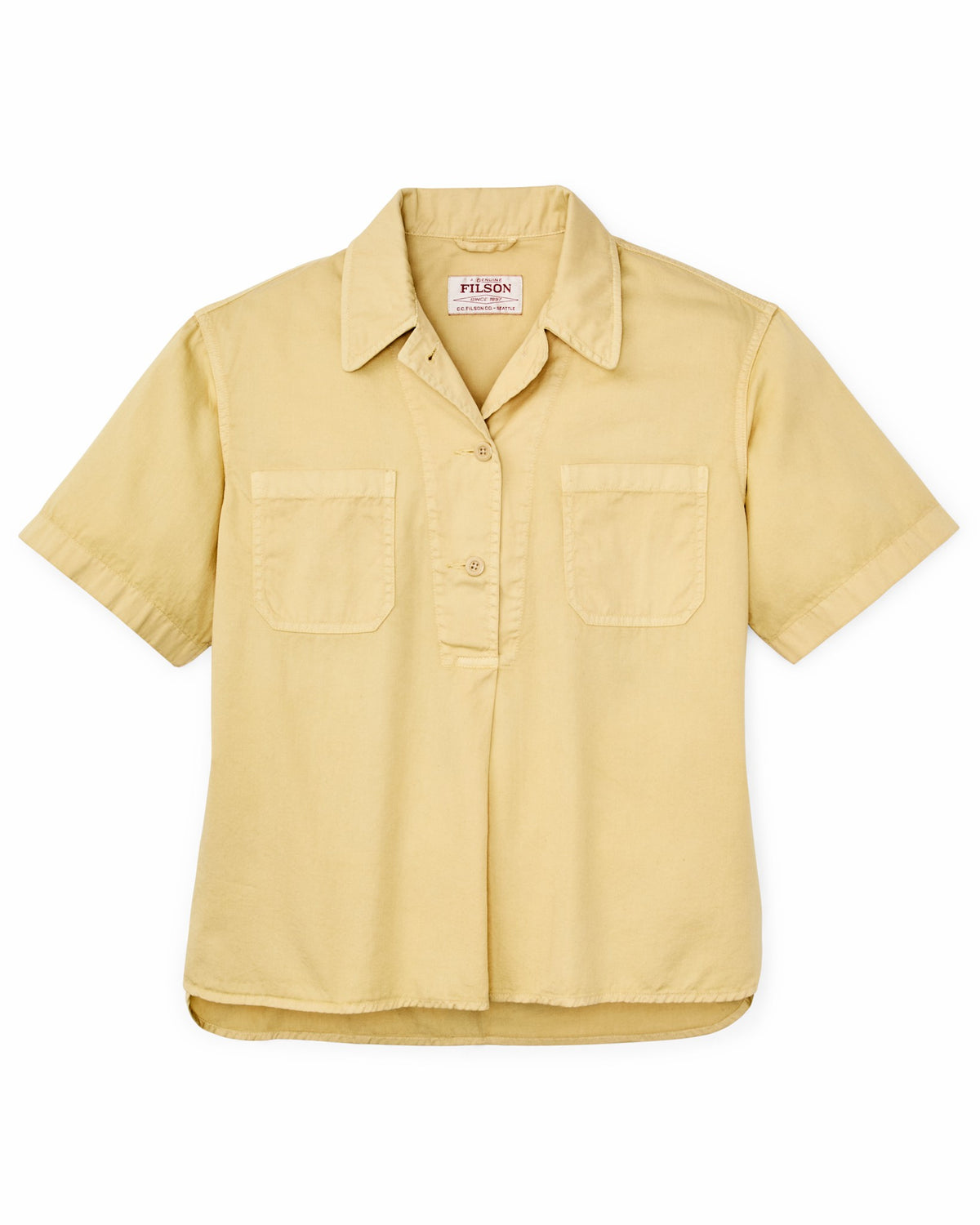 Filson Latest / Women's Twill Popover Shirt - Pale Tan