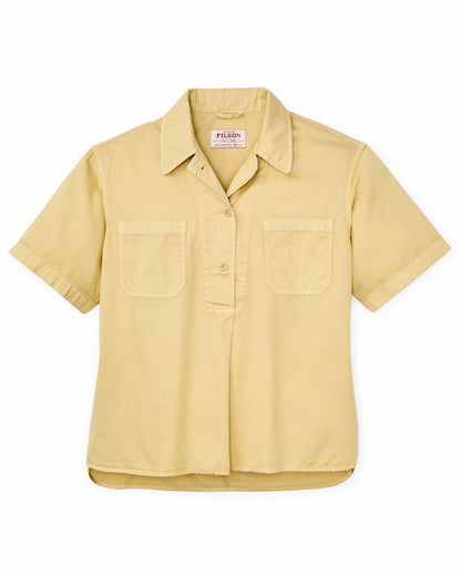 Filson Latest / Women's Twill Popover Shirt - Pale Tan