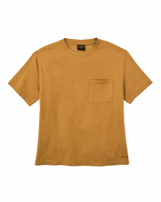 Filson Premium / Women's Short Sleeve Pocket Tee - Bronze Brown