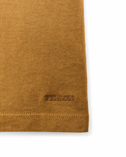 Filson Premium / Women's Short Sleeve Pocket Tee - Bronze Brown