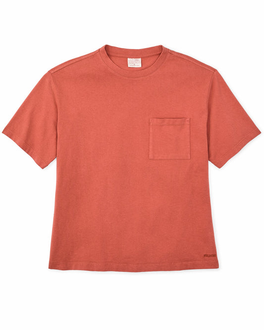 Filson Discount / Women's Short Sleeve Pocket Tee - Cedar Red