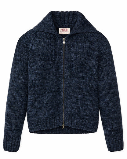 Filson Trending / Women's Cotton Full-zip Cardigan - Navy / Marl