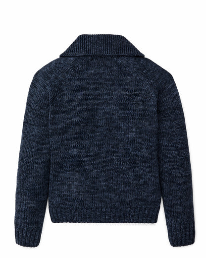 Filson Trending / Women's Cotton Full-zip Cardigan - Navy / Marl