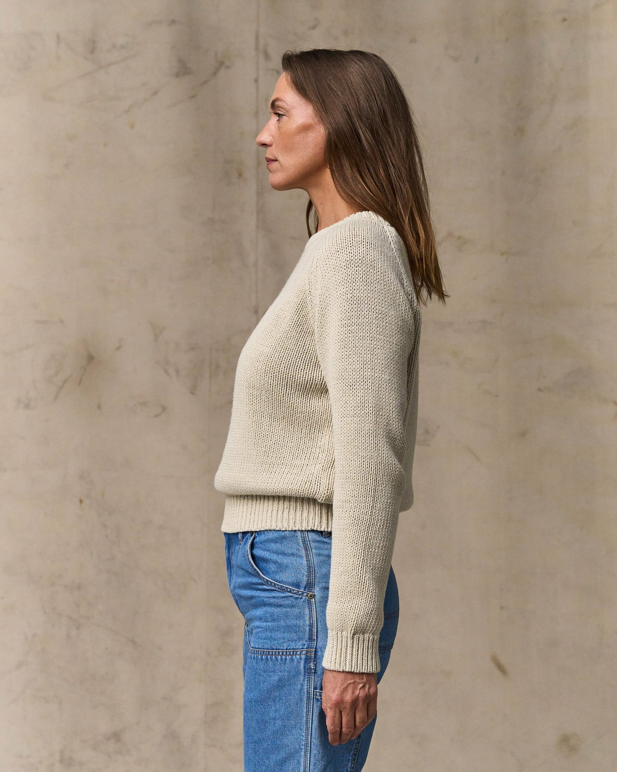 Filson Special Offer / Women's Cotton Crewneck Sweater - Natural