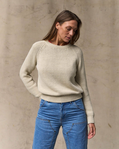 Filson Special Offer / Women's Cotton Crewneck Sweater - Natural