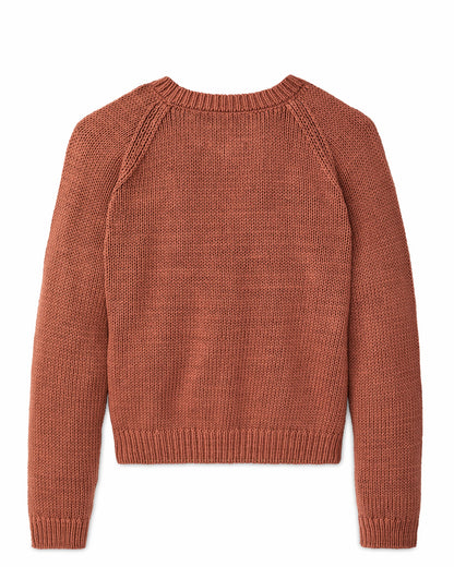 Filson Featured / Women's Cotton Crewneck Sweater - Copper Brown