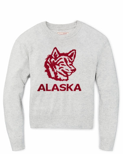 Filson Smart Buy / Women's Graphic Wool Sweater - Heather Gray