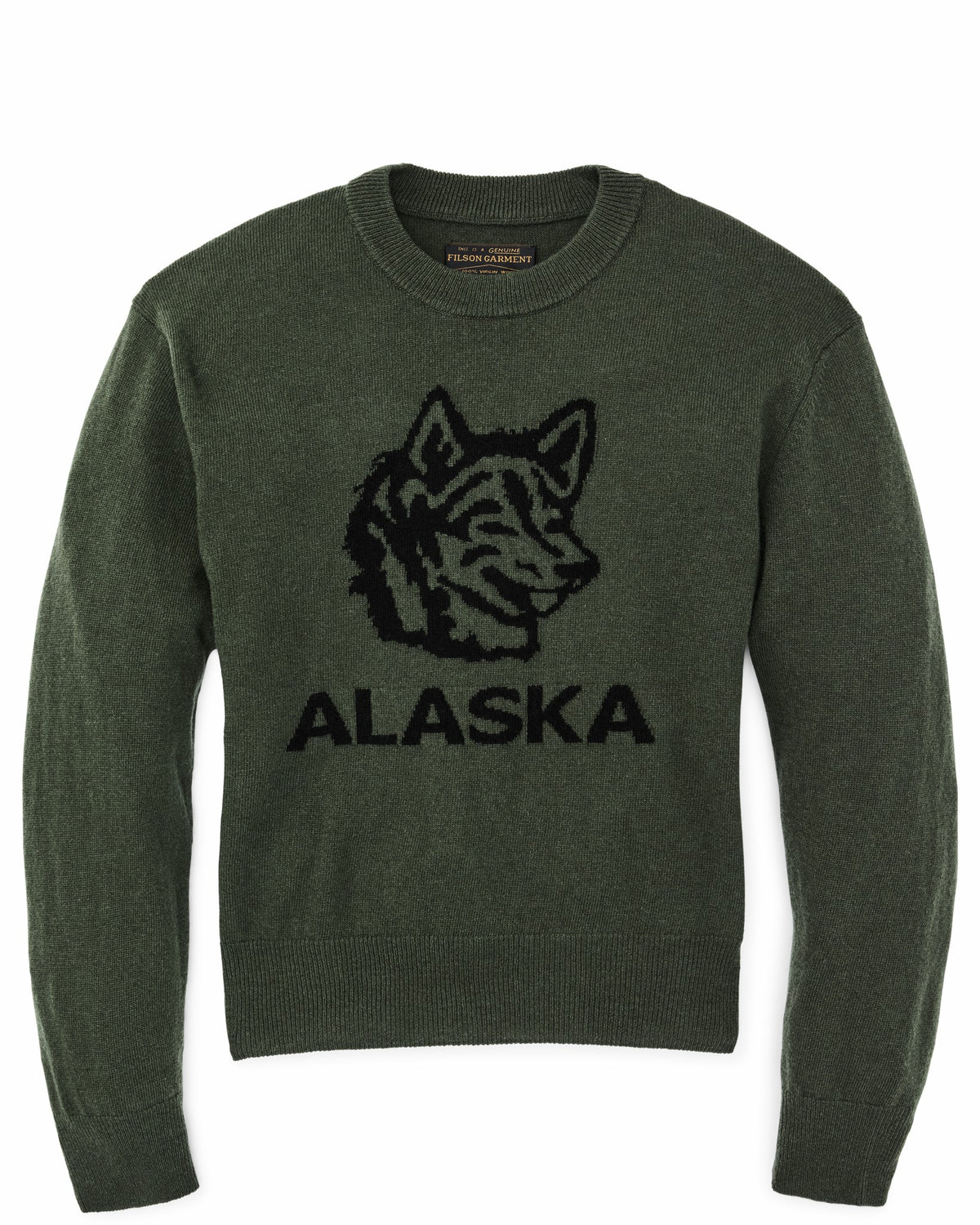 Filson Latest / Women's Graphic Wool Sweater - Olive