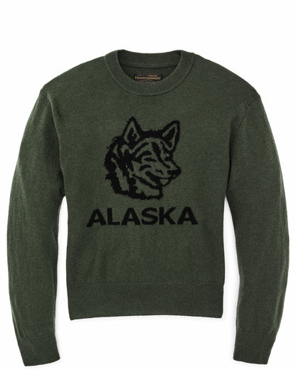 Filson Latest / Women's Graphic Wool Sweater - Olive