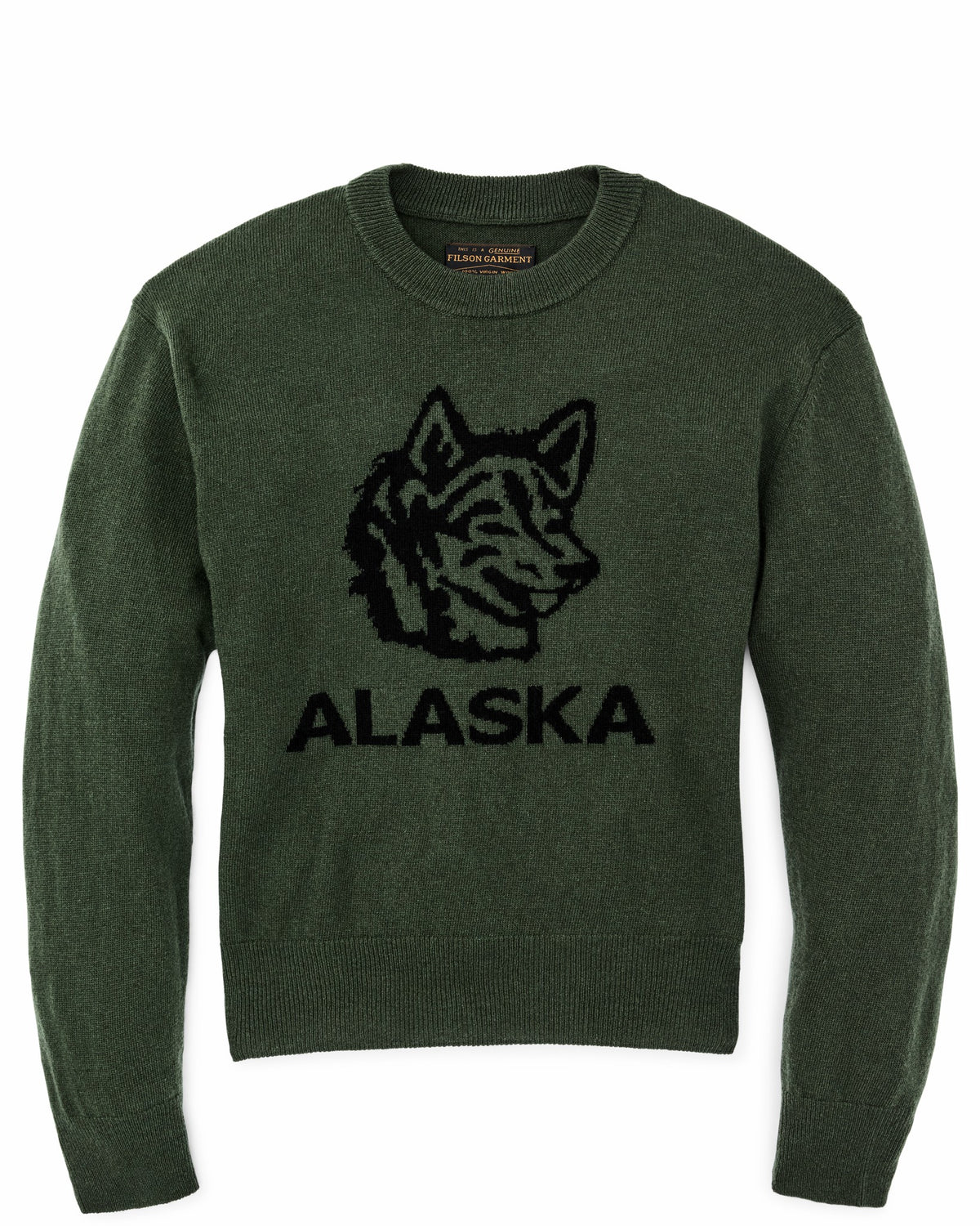 Filson Latest / Women's Graphic Wool Sweater - Olive