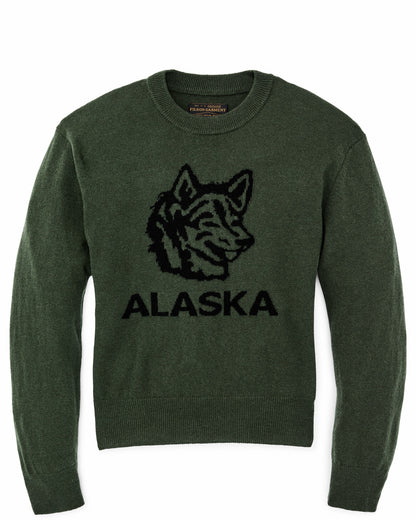 Filson Latest / Women's Graphic Wool Sweater - Olive