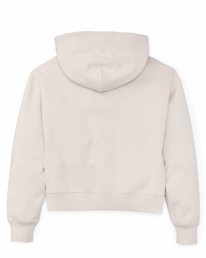 Filson Trusted / Women's French Terry Half-zip Hoodie - Ivory