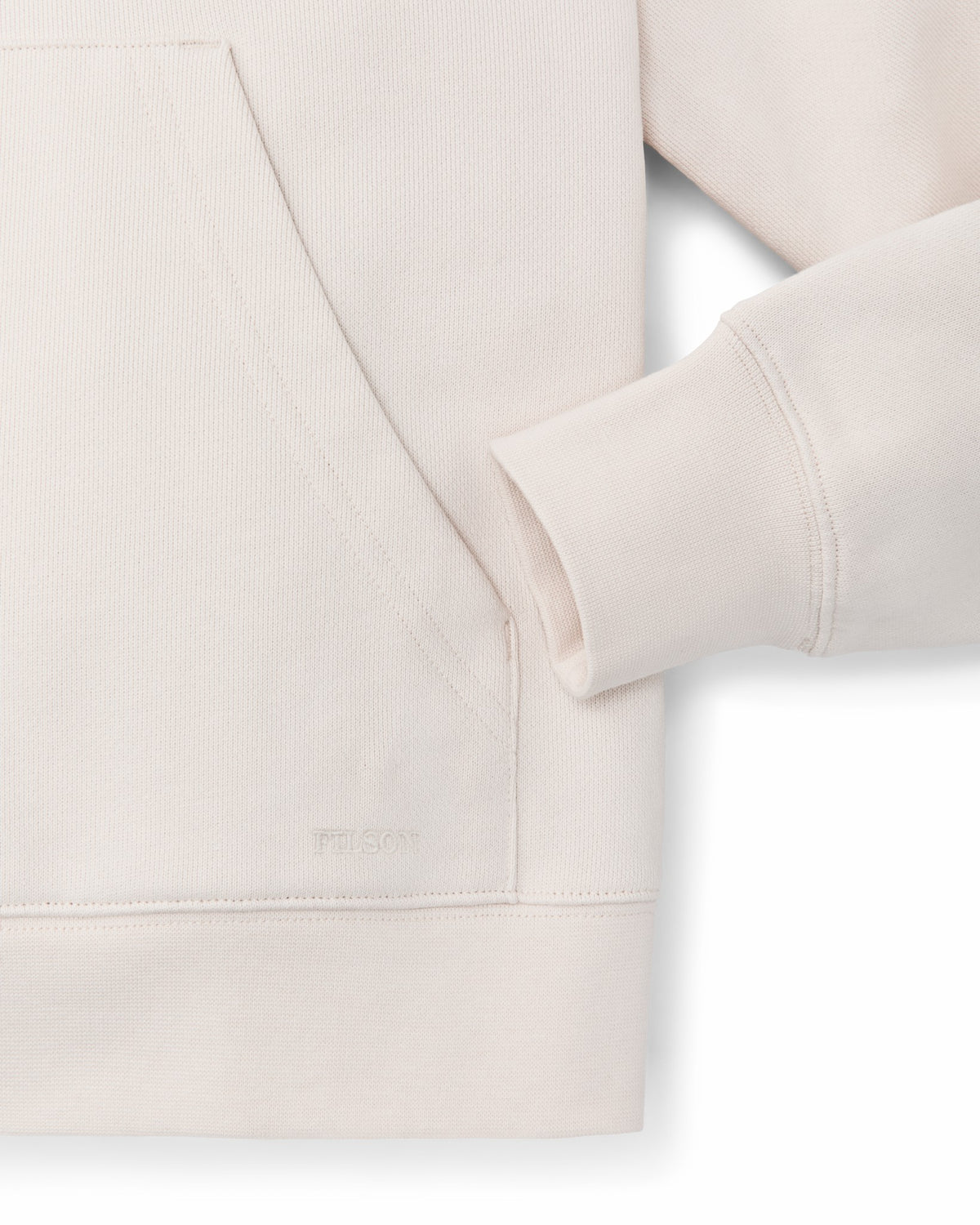 Filson Trusted / Women's French Terry Half-zip Hoodie - Ivory