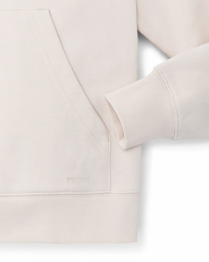 Filson Trusted / Women's French Terry Half-zip Hoodie - Ivory
