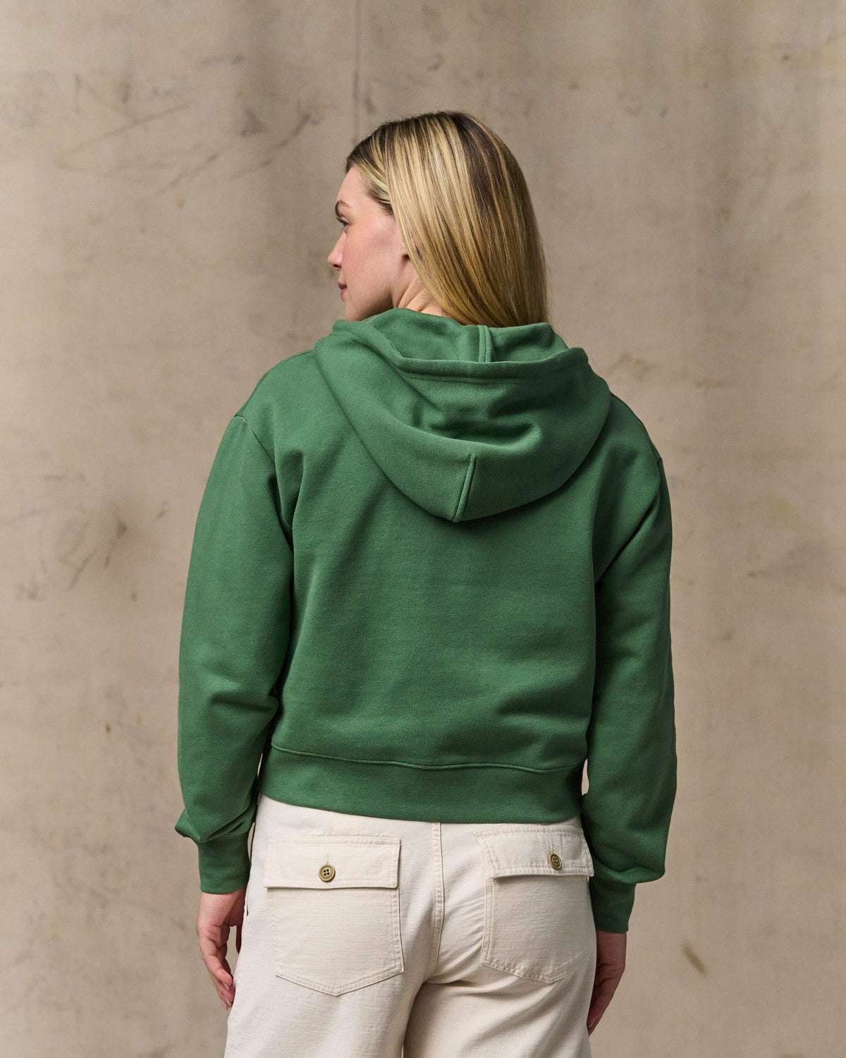 Filson Discount / Women's French Terry Half-zip Hoodie - Light Forest