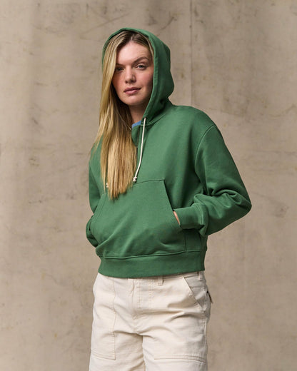 Filson Discount / Women's French Terry Half-zip Hoodie - Light Forest
