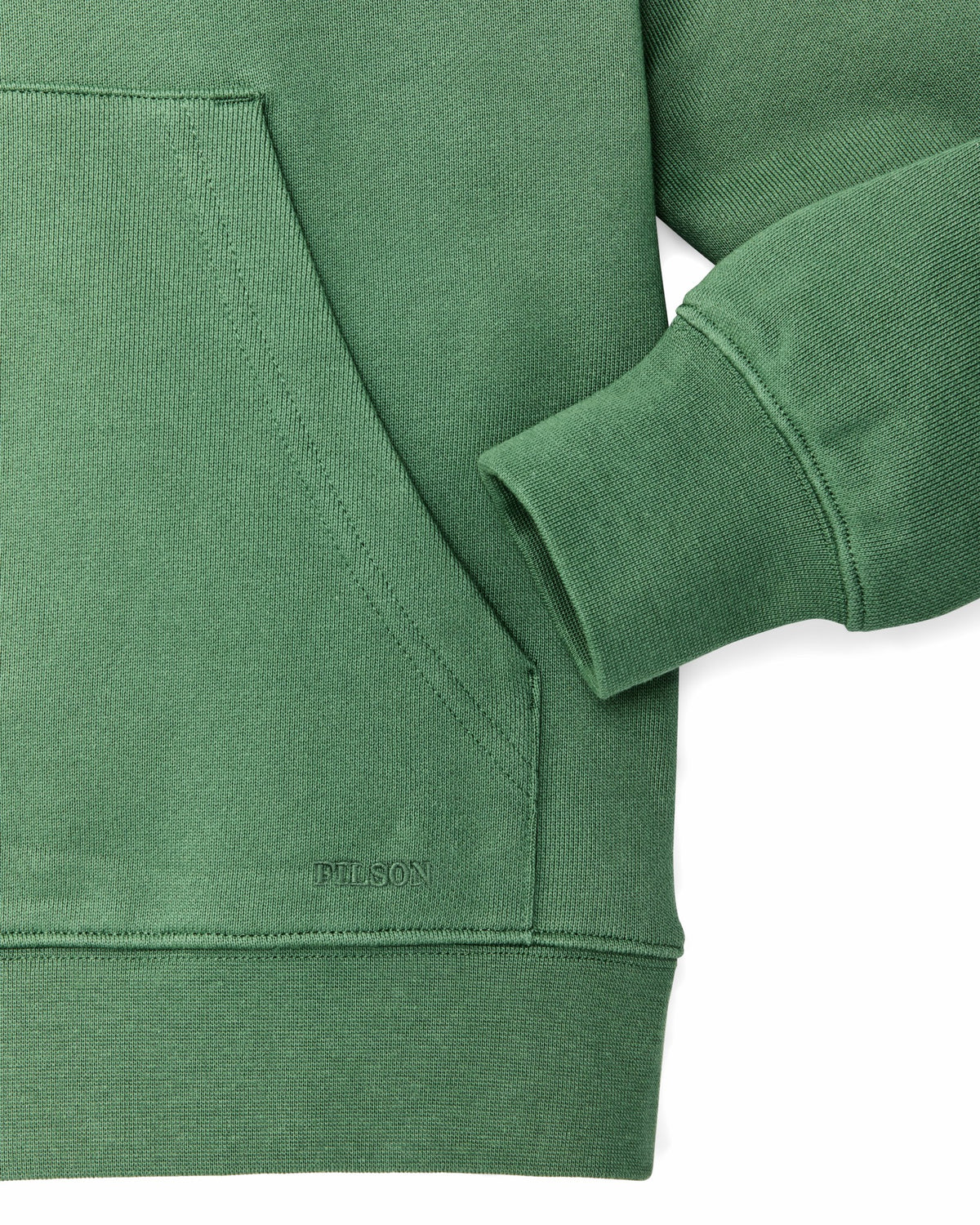Filson Discount / Women's French Terry Half-zip Hoodie - Light Forest