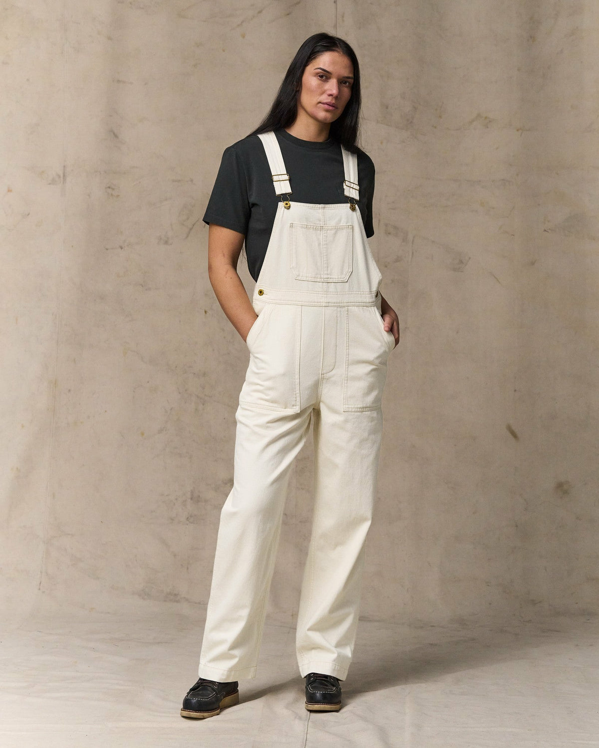 Filson Everyday / Women's Denim Overalls - Natural Seed