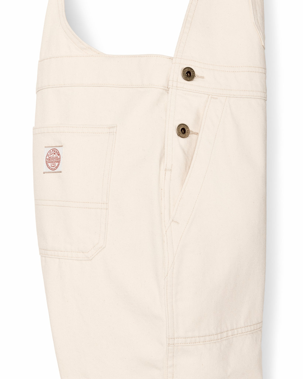 Filson Everyday / Women's Denim Overalls - Natural Seed