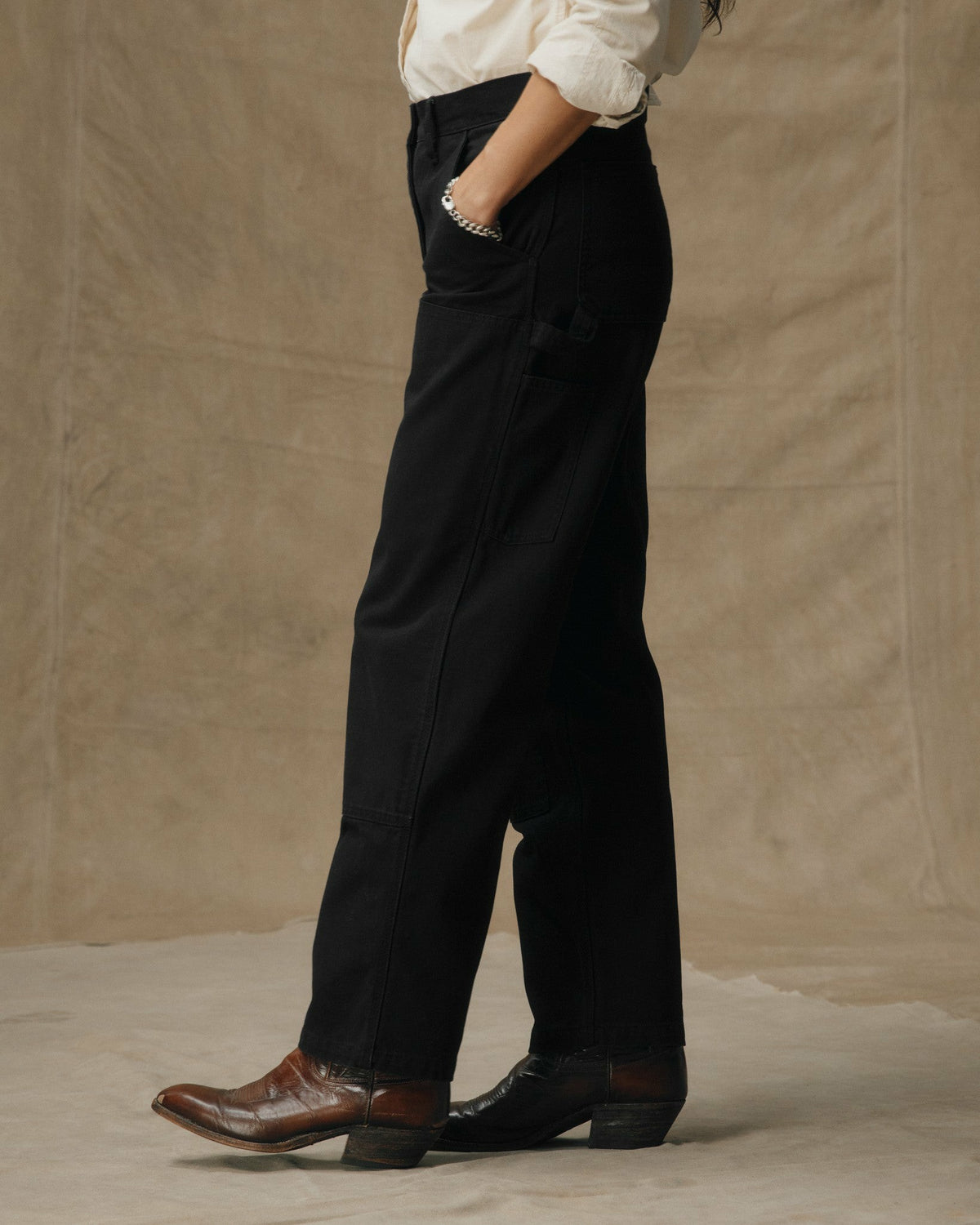 Filson Latest / Women's Canvas Work Pants - Faded Black