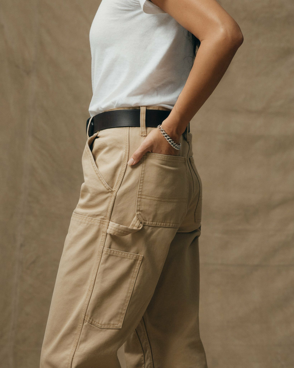 Filson Quality / Women's Canvas Work Pants - Natural