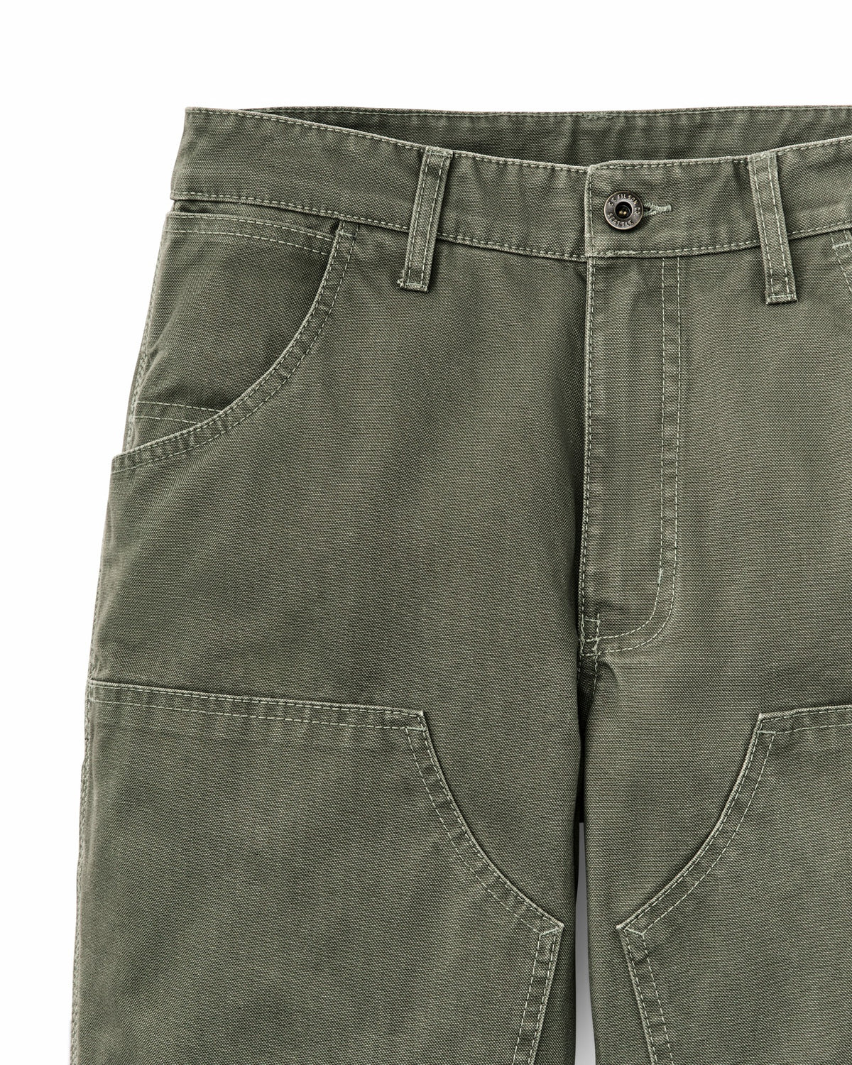 Filson Latest / Women's Canvas Work Pants - Dark Olive