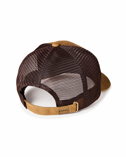 Filson Smart Buy / Scenic Waxed Logger Mesh Cap - Dark Khaki