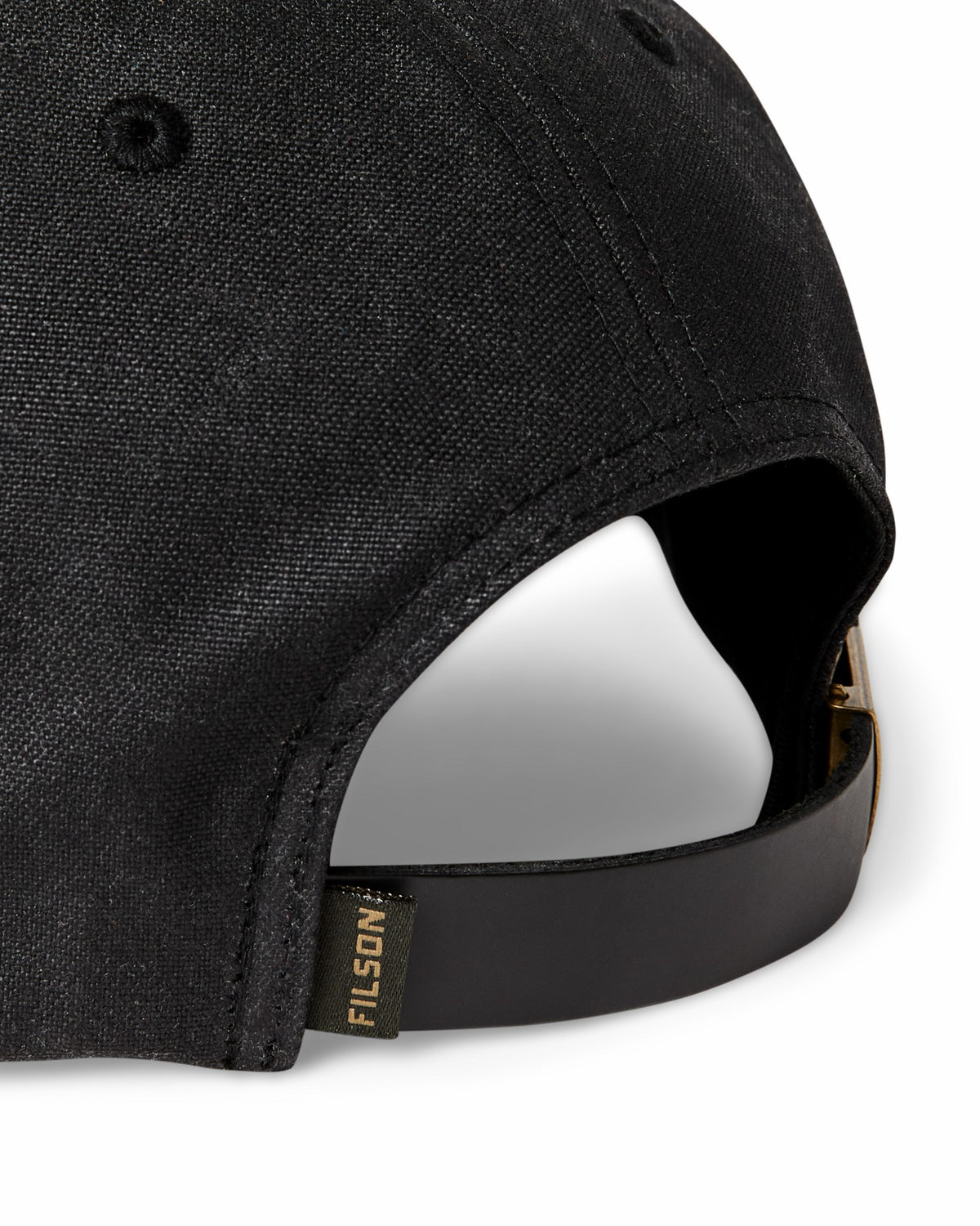 Filson Signature / Waxed Low-Profile Logger Cap - Black