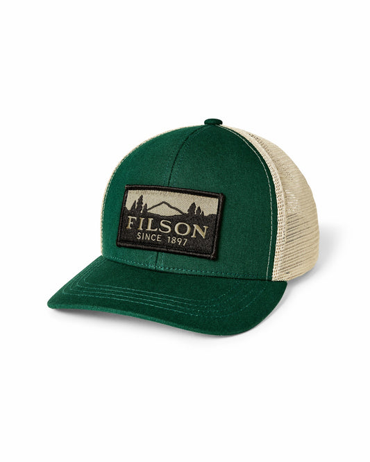 Filson Special Offer / Scenic Logger Mesh Cap - Pine / Brown