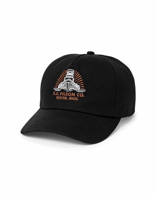 Filson Featured / Boston Graphic Trucker Cap - Black