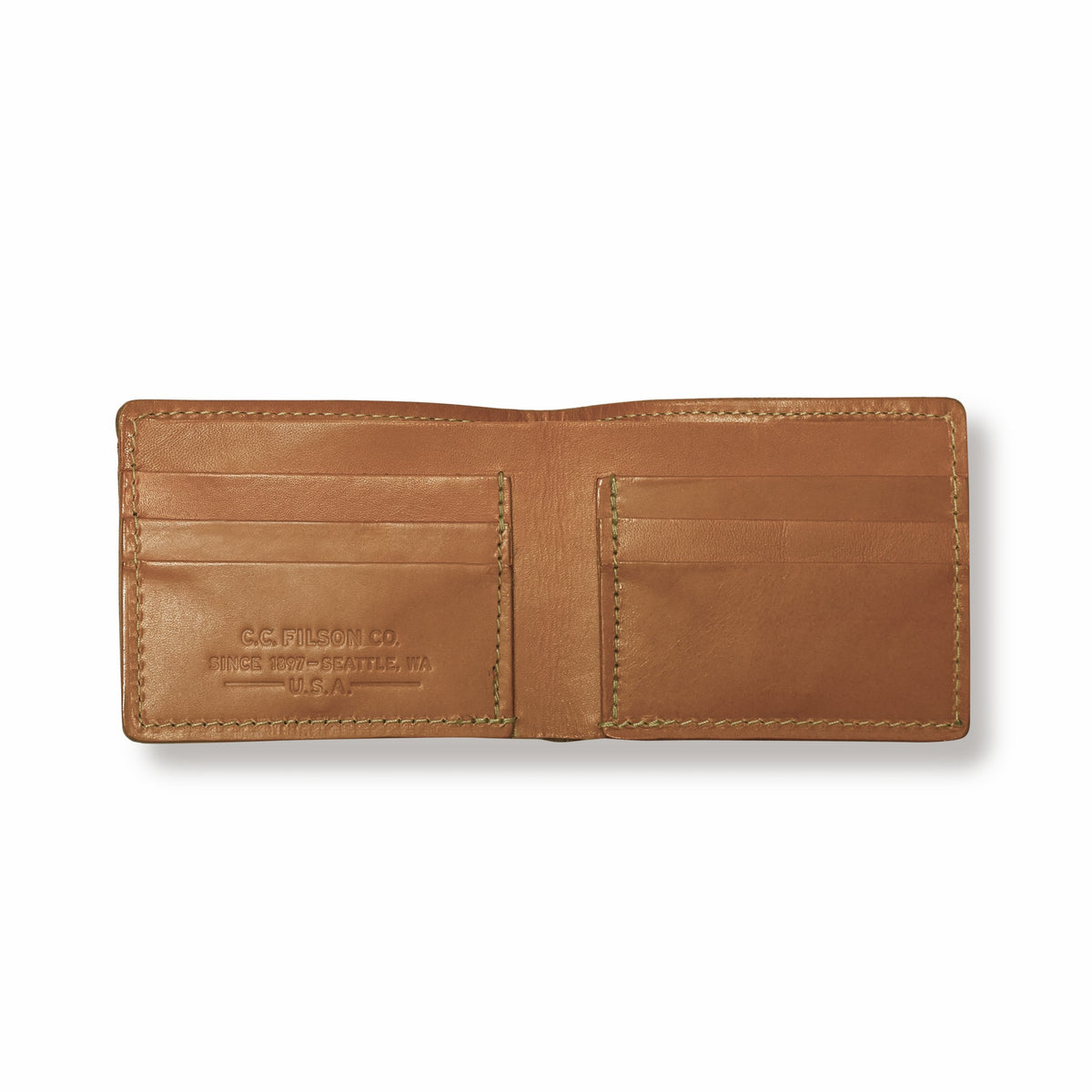 Filson Classic / Bridle Leather Bi-fold Wallet - Tan Leather