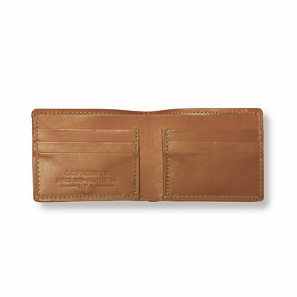 Filson Classic / Bridle Leather Bi-fold Wallet - Tan Leather