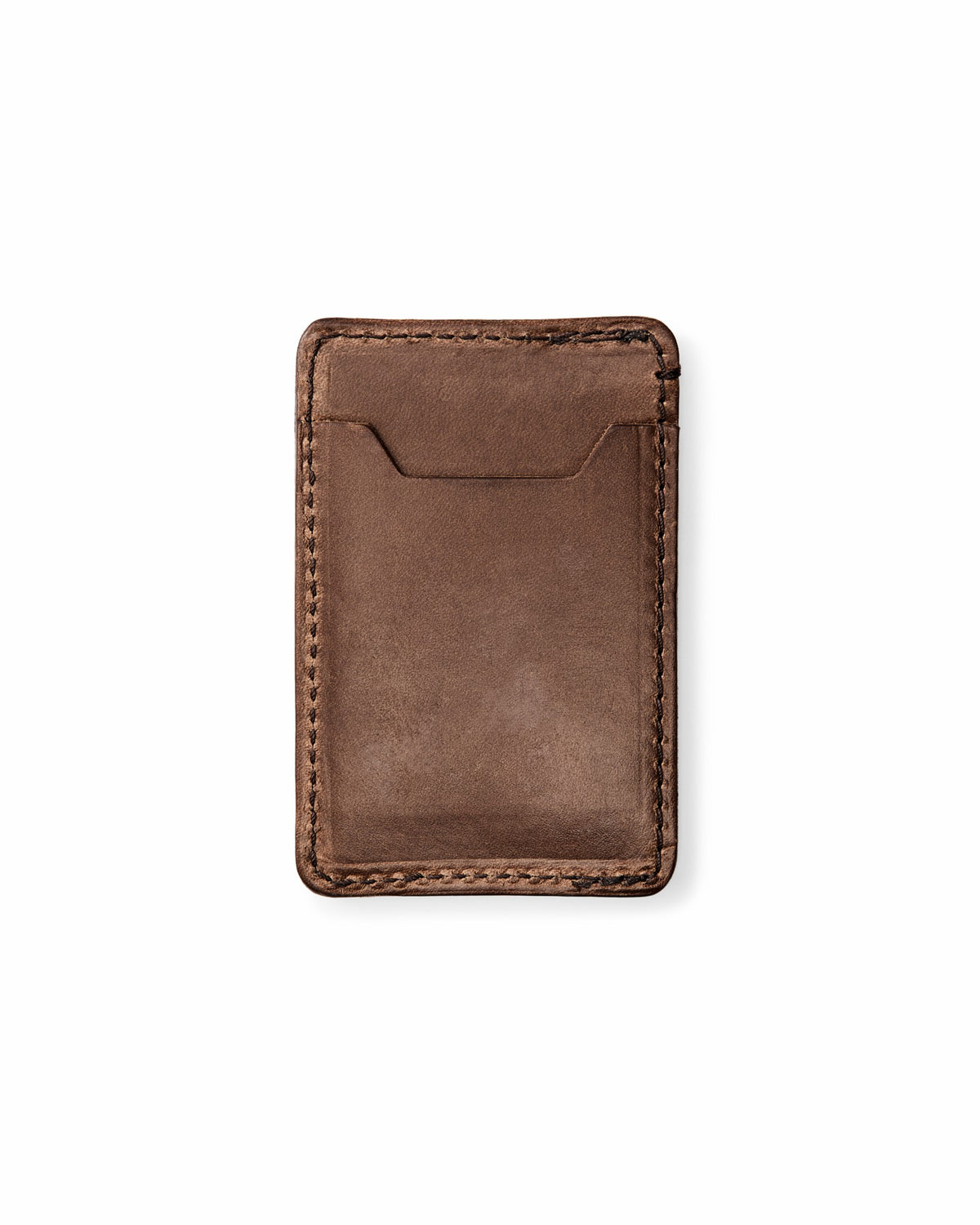 Filson Featured / Filson Leather Card Case - Natural Brown