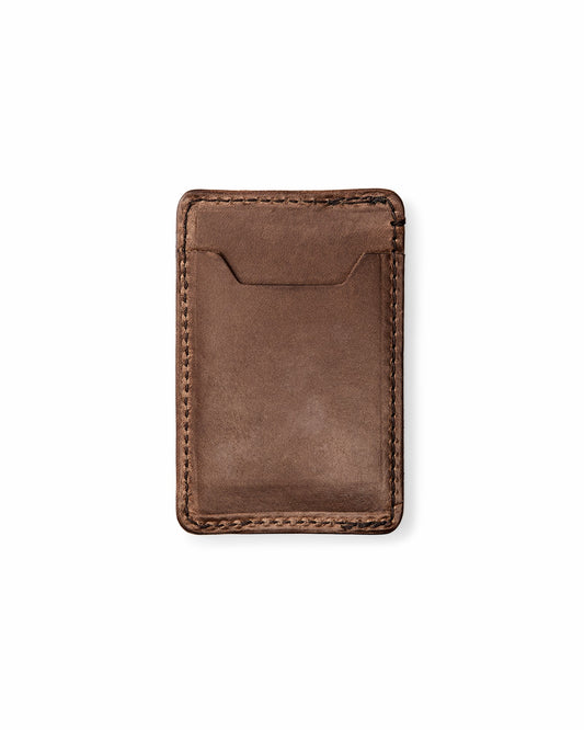 Filson Featured / Filson Leather Card Case - Natural Brown