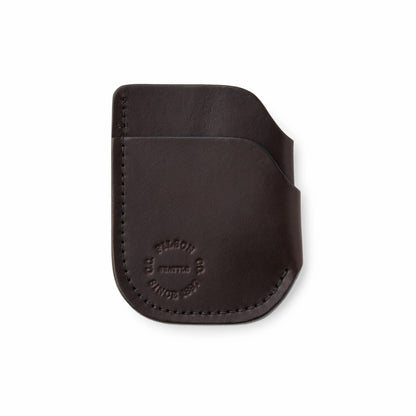 Filson Great Value / Bridle Leather Front Pocket Cash & Card Case - Brown Leather