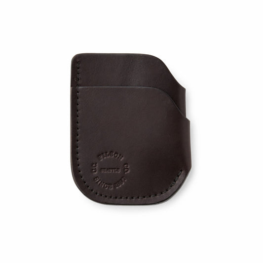 Filson Great Value / Bridle Leather Front Pocket Cash & Card Case - Brown Leather