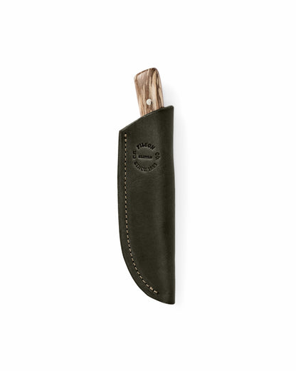 Filson Classic / Graycloud Tracker Knife - Spalted Alder / Leopardwood
